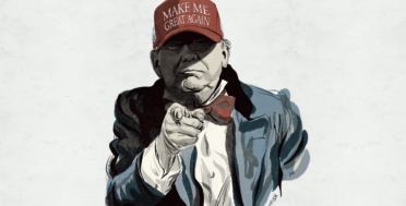 Donald Trump art feature photo Illustration by Mr. Fish