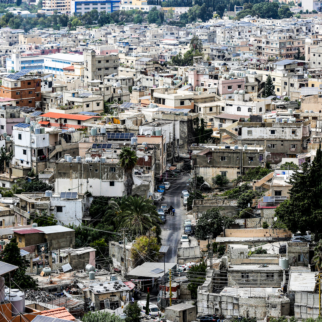 Refugiados palestinos en el Líbano