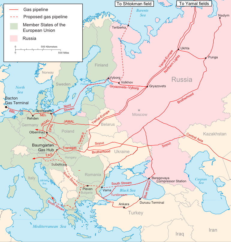 Nord Stream Map