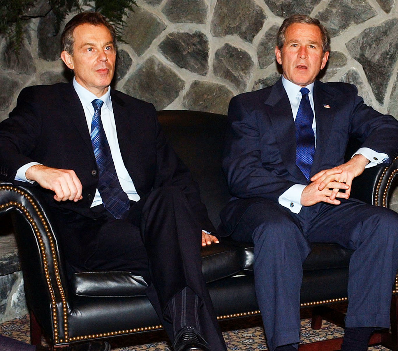 Tony Blair et George Bush