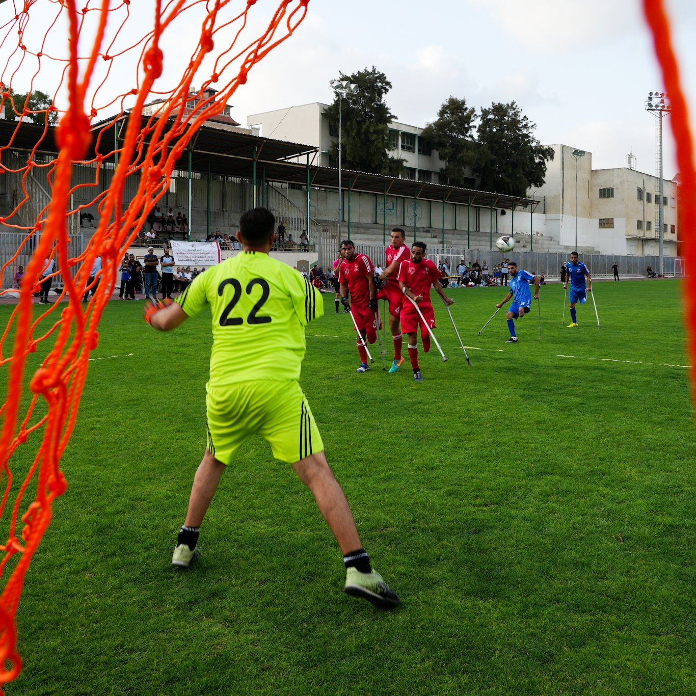 Football pour amputés palestiniens