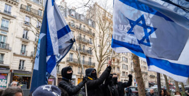 A rally attended by Betar members in Paris, February 9, 2025: Cesar Vilette | Ola News | Sipa via AP Images