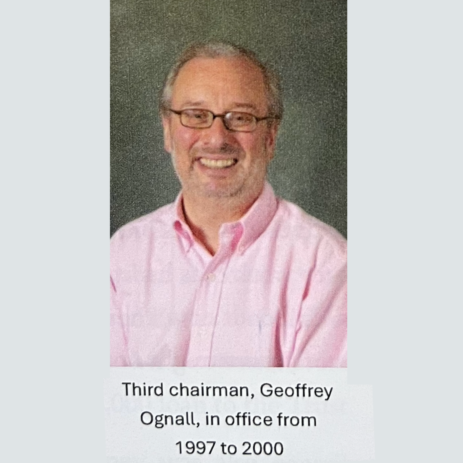 Geoffrey Ognall, as featured in “More than a Helping Hand”