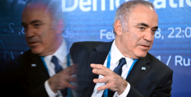 Garry Kasparov attends the 59th Munich Security Conference in Germany on Feb. 18, 2023. Alexi Witwicki | AP
